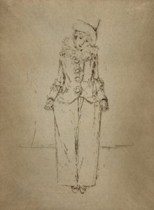 Pierrot en Pied, Ladyn muotokuva A. C. tekijältä Theodore Roussel