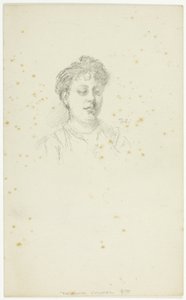 Luonnos Edith Austinista tekijältä Theodore Roussel