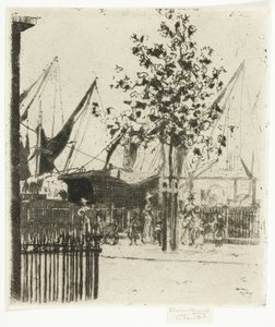 Luna Streetin kulma, Chelsea Embankment tekijältä Theodore Roussel