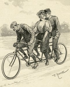 Kolmen hengen polkupyörä, tandem-pyörä