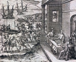 Agreement between Francisco Pizarro, Diego d