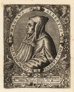 Albertus Magnus, Saksan katolinen piispa. tekijältä Theodore de Bry