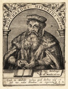Burkhard Mithoff, anatomi ja lääkäri tekijältä Theodore de Bry