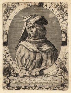 Egidio Foscherari, d.1289, italialainen juristi. tekijältä Theodore de Bry
