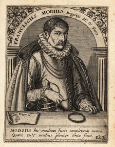 Francois Modius, flaamilainen juristi ja humanisti tekijältä Theodore de Bry