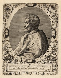 George Trebizond, kreikkalainen filosofi. tekijältä Theodore de Bry