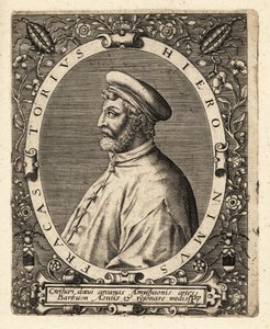 Girolamo Fracastoro, italialainen lääkäri tekijältä Theodore de Bry