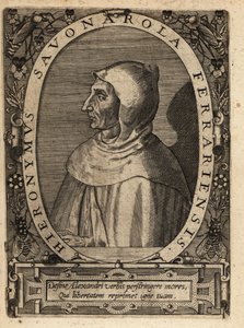 Girolamo Savonarola tekijältä Theodore de Bry
