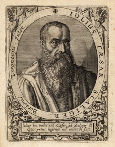 Giulio Cesare della Scala, italialainen tutkija. tekijältä Theodore de Bry