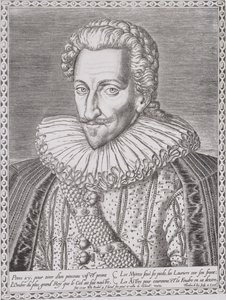 Henri IV (1553-1610) Navarran kuninkaana, 1589 tekijältä Theodore de Bry