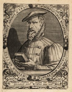 Hieronymus Wolf, saksalainen historioitsija tekijältä Theodore de Bry