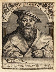 Janus Cornarius, saksilainen humanisti, 1500-1558. tekijältä Theodore de Bry