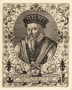 Johannes Posth, saksalainen humanisti ja lääkäri tekijältä Theodore de Bry