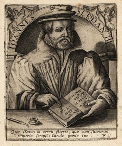 Johannes Sleidan, Luxembourgian historian. tekijältä Theodore de Bry