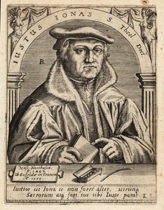 Justus Jonas, vanhempi tekijältä Theodore de Bry
