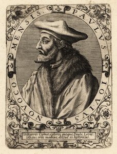 Paolo Giovio, italialainen lääkäri. tekijältä Theodore de Bry
