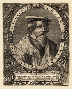 Peter Apian, saksalainen tähtitieteilijä. tekijältä Theodore de Bry