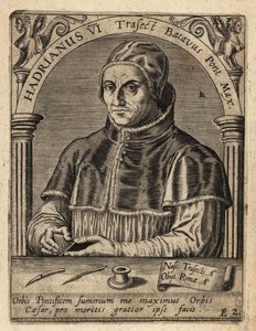 Paavi Adrianus VI tekijältä Theodore de Bry