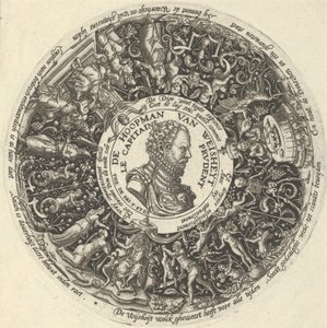 Muotokuva William I of Orangesta, sarjasta Tazza Designs, n. 1588. tekijältä Theodore de Bry