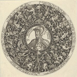 Alvan herttuan muotokuva, Tazza Designs -sarjasta, n. 1588. tekijältä Theodore de Bry