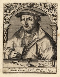 Sebastian Munster, saksalainen kosmografi. tekijältä Theodore de Bry