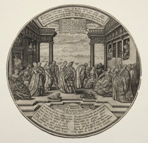 Venetsialainen pallo. tekijältä Theodore de Bry