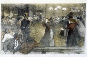 Pallo - piirustus Steinlen tekijältä Théophile Alexandre Steinlen