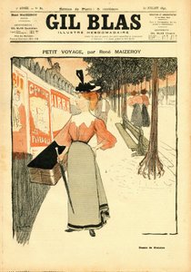 Kansi "" Gil Blas"" tekijältä Théophile Alexandre Steinlen