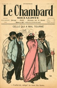 Kansi ""Le Chambard Socialiste"", numero 28, Satirical in Colors tekijältä Théophile Alexandre Steinlen