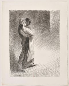 [Esikaupunki-idylli] tekijältä Théophile Alexandre Steinlen
