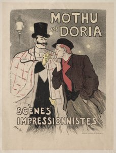 Mothu ja Doria - impressionistisia kohtauksia tekijältä Théophile Alexandre Steinlen