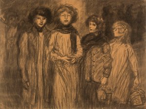 Ompelijattaret tekijältä Théophile Alexandre Steinlen