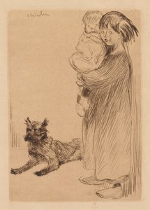 Isosisko (La Grande Soeur) tekijältä Théophile Alexandre Steinlen