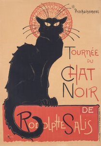 Chat Noirin kiertue tekijältä Théophile Alexandre Steinlen