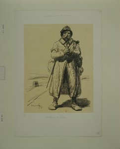 [Vanha veteraani (vedos b)] tekijältä Théophile Alexandre Steinlen