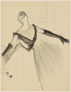 Yvette Guilbert tekijältä Théophile Alexandre Steinlen