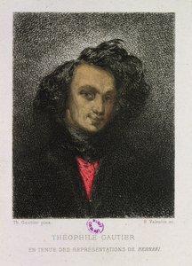 Omakuva, pukeutunut "Hernani", kaiverrus H. Valentin