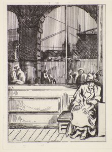 Vanha nainen, 1900-luku (etsaus)