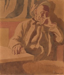Ajattelija, 1921 (wc paperille)