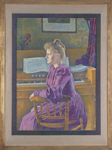 Maria Sèthe Harmoniumissa tekijältä Théo van Rysselberghe