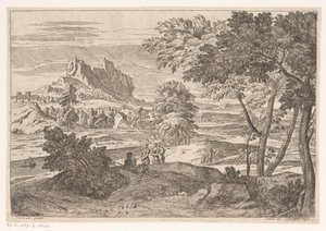 Arkadian maisema hahmoineen ja kaneina Suite de Paysages (sarjan nimi)