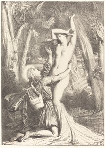 Apollo ja Daphne tekijältä Théodore Chassériau