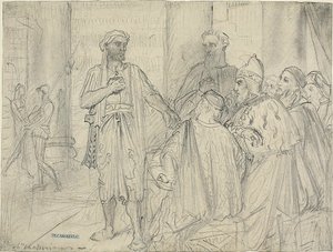 Othellon puhe Venetsian senaattoreille tekijältä Théodore Chassériau