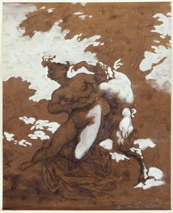 Satyyri ja nymfi tekijältä Theodore Gericault