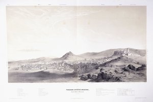 Panoraama modernista Ateenasta tekijältä Théodose du Moncel