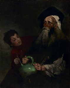 Lazarillo de Tormes ja hänen sokea mestarinsa, ennen 1880.