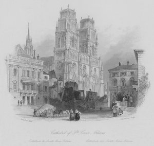 Ste-Croixin katedraali, Orleans (kaiverrus)