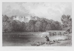 Cholmondeley Castle, Cheshire (ukit)finn tekijältä Thomas (after) Allom