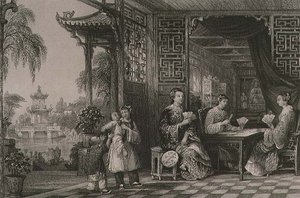 Mga Babae ng Pamilya ng Mandarin sa Cards, mula sa 