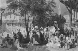 Aurut Bazaar eli orjatori, Konstantinopoli (kaiverrus)